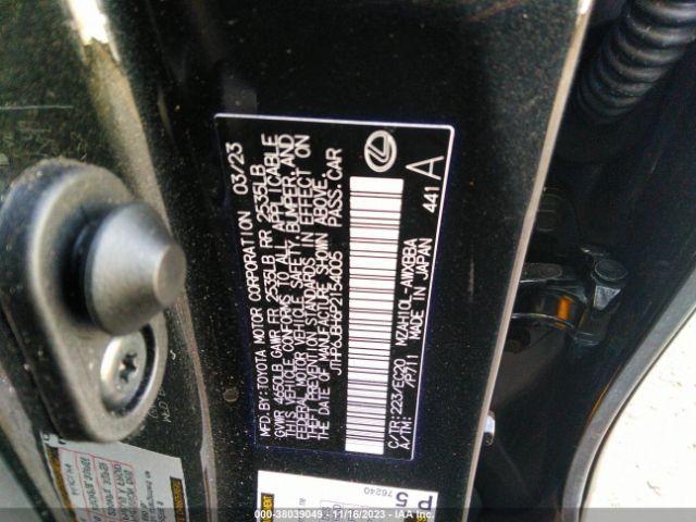 JTHP6JBH6P2154005 Lexus Ux 250h Premium