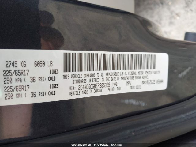 2C4RDGCG8ER285329 Dodge Grand Caravan Sxt