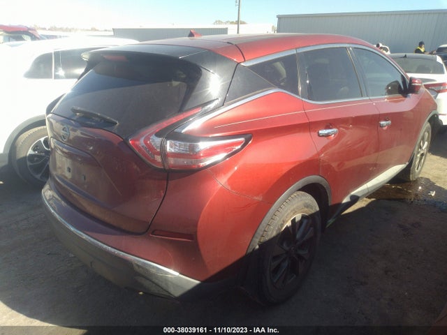 2015 NISSAN MURANO S VIN: 5N1AZ2MG0FN236149