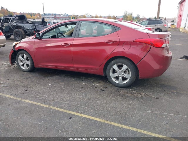 2013 HYUNDAI ELANTRA GLS VIN: 5NPDH4AE9DH340543
