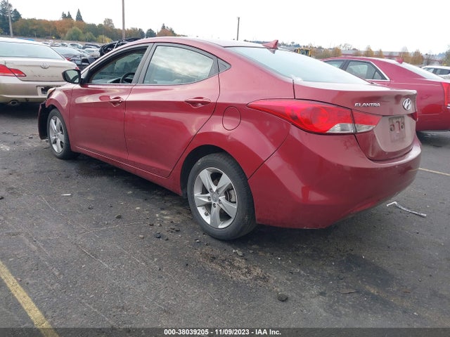 2013 HYUNDAI ELANTRA GLS VIN: 5NPDH4AE9DH340543
