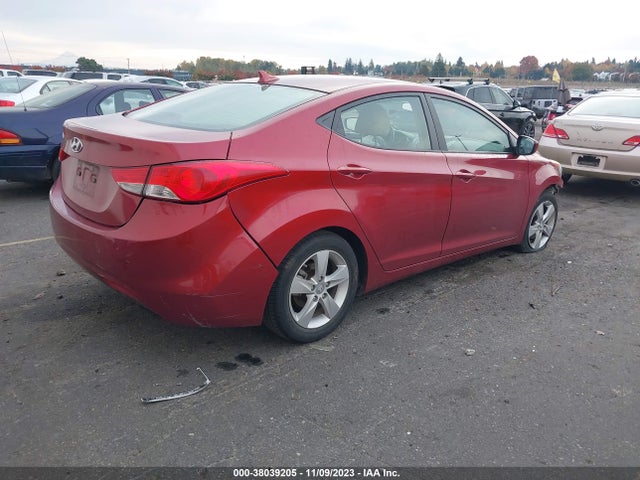 2013 HYUNDAI ELANTRA GLS VIN: 5NPDH4AE9DH340543