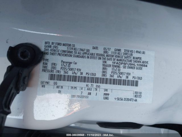 2017 FORD C-MAX ENERGI 1FADP5FU9HL109884 Photo 8