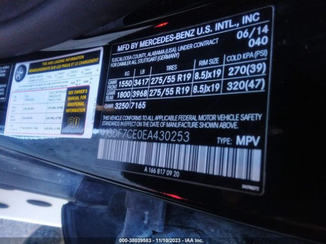 4JGDF7CE0EA430253 Mercedes-Benz Gl 450 4matic