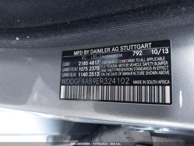 WDDGF8AB9ER324102 Mercedes-Benz C 300 Luxury 4matic