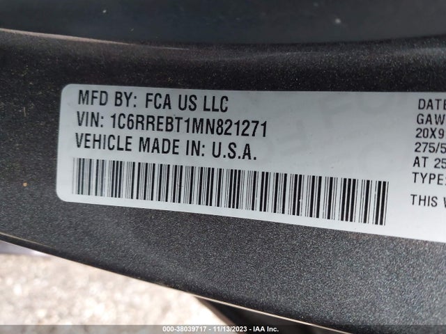 1C6RREBT1MN821271 RAM 1500 Lone Star