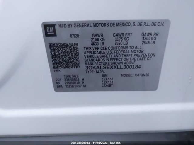 3GKALSEXXLL300184 GMC Terrain Fwd Denali