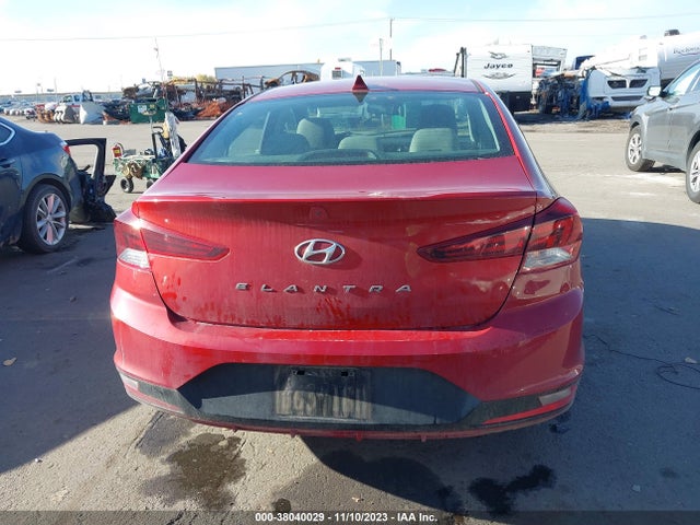 2019 HYUNDAI ELANTRA SEL VIN: KMHD84LF4KU747268