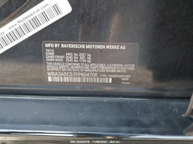 WBA3A5C57FP604706 BMW 328 I