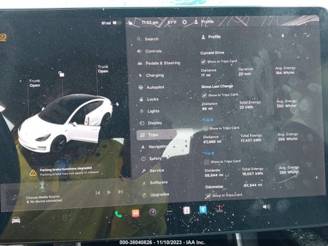 5YJ3E1EA0KF394917 Tesla Model 3 Standard Range/standard Range Plus/long Range/mid Range
