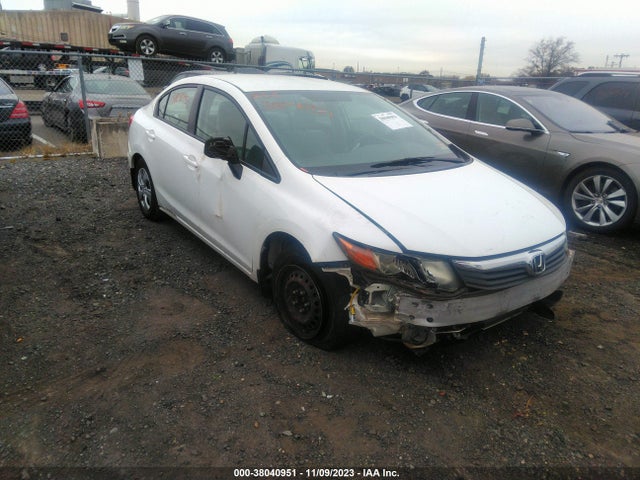 2012 HONDA CIVIC LX VIN: 19XFB2F57CE301153