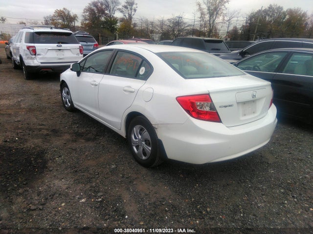 2012 HONDA CIVIC LX VIN: 19XFB2F57CE301153