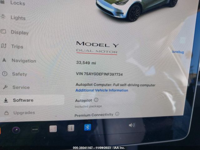 2022 TESLA MODEL Y 7SAYGDEF1NF397734 Photo 6