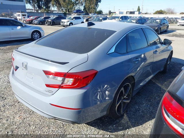 2022 HONDA ACCORD SPORT 2.0T VIN: 1HGCV2F38NA022097