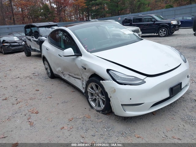 2021 TESLA MODEL Y LONG RANGE DUAL MOTOR ALL-WHEEL DRIVE VIN: 5YJYGDEE4MF077780