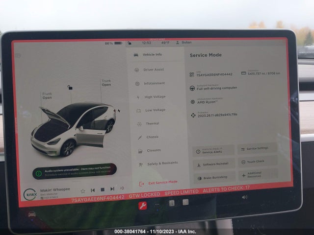 Tesla Model Y Long Range 2022 7SAYGAEE6NF404442 Image 7
