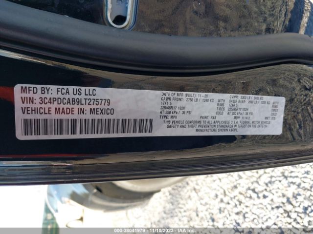 3C4PDCAB9LT275779 Dodge Journey Se Value