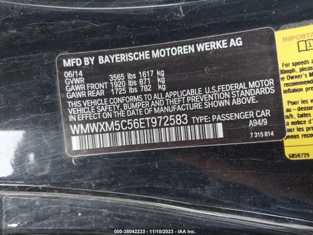 2014 MINI HARDTOP WMWXM5C56ET972583 Photo 8