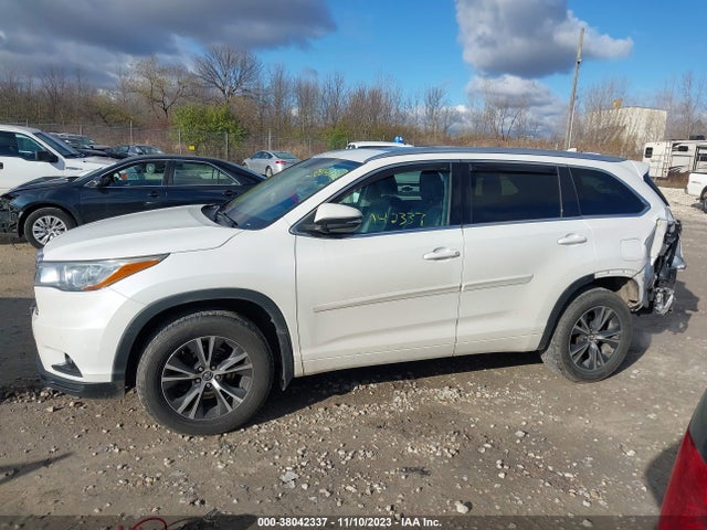 Toyota Highlander Xle V6 2016 5TDJKRFH7GS307642 Image 14