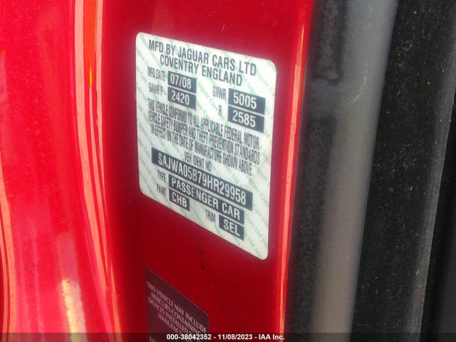 2009 JAGUAR XF SAJWA05B79HR29958 Photo 8