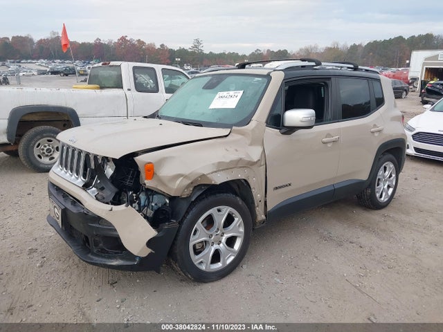 2016 JEEP RENEGADE LIMITED VIN: ZACCJADT2GPC76978