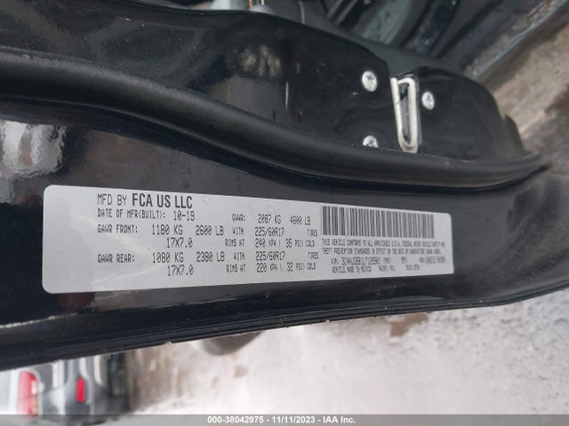 2020 JEEP COMPASS LATITUDE 4X4 VIN: 3C4NJDBB1LT129901