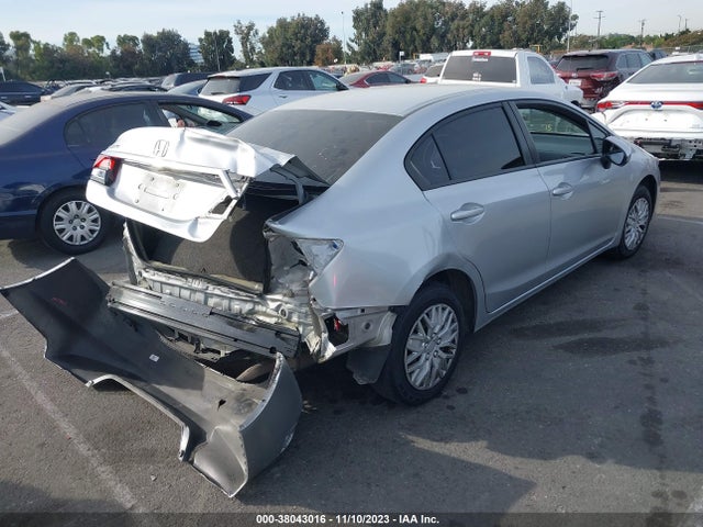 Honda Civic Lx 2014 2HGFB2F50EH517175 Image 4