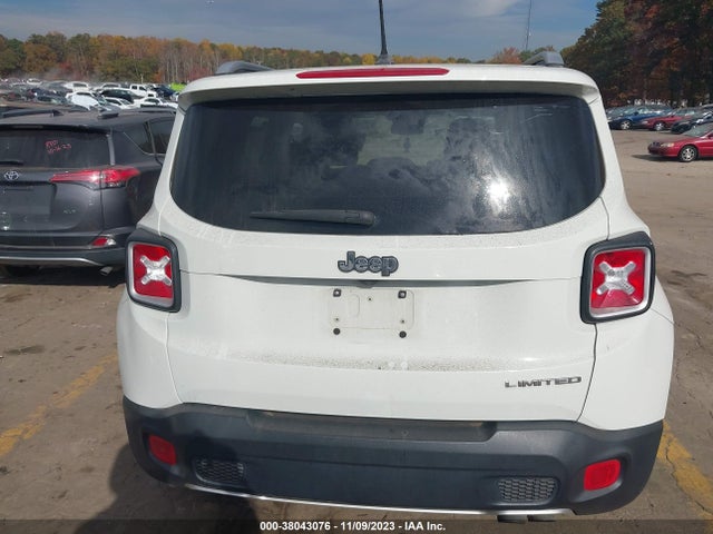 2016 JEEP RENEGADE LIMITED VIN: ZACCJADT6GPC76997