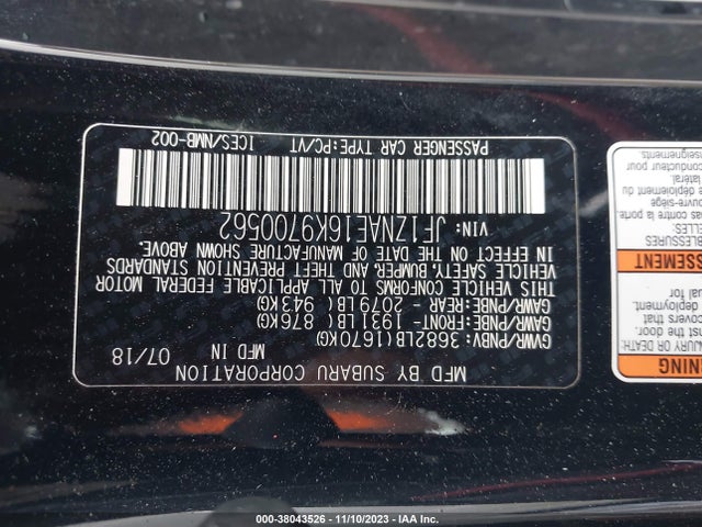 Toyota 86 Trd Se 2019 JF1ZNAE16K9700562 Image 9