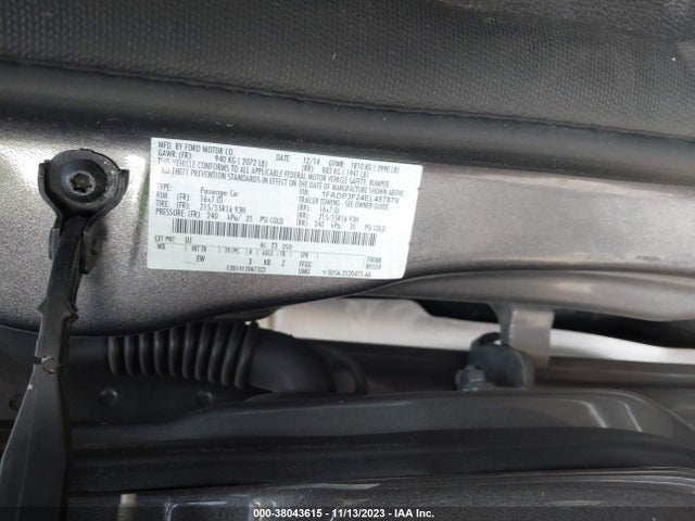 2014 FORD FOCUS SE VIN: 1FADP3F24EL457879