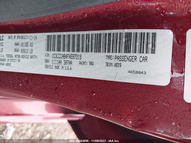 Chrysler 200 Limited 2015 1C3CCCAB4FN597319 Image 9