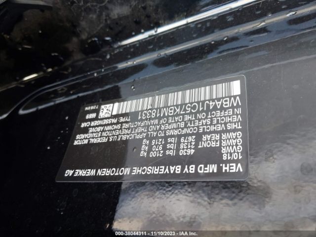 WBA4J1C57KBM18331 BMW 430i Gran Coupe
