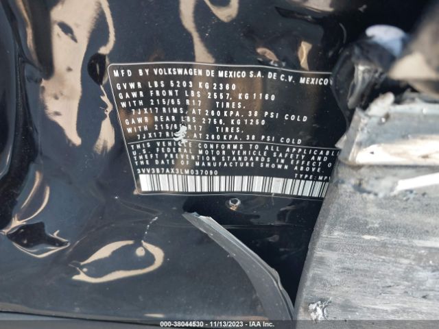 2020 VOLKSWAGEN TIGUAN 3VV3B7AX3LM037090 Photo 8