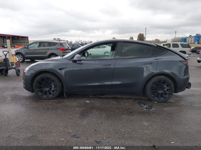 2021 TESLA MODEL Y LONG RANGE DUAL MOTOR ALL-WHEEL DRIVE VIN: 5YJYGDEE7MF255410