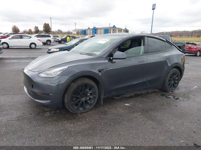 2021 TESLA MODEL Y LONG RANGE DUAL MOTOR ALL-WHEEL DRIVE VIN: 5YJYGDEE7MF255410