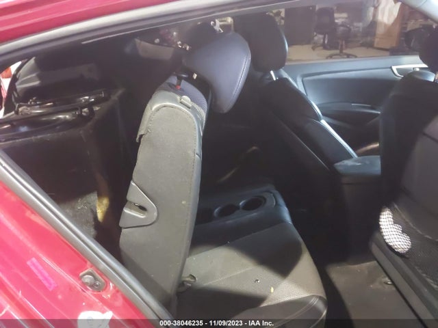 2013 HYUNDAI VELOSTER W/BLACK INT VIN: KMHTC6AD9DU099324