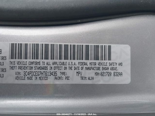 3C4PDCEG7HT613435 Dodge JOURNEY GT