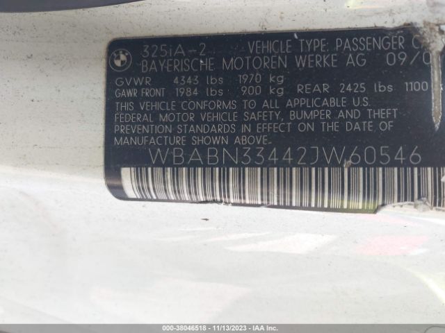 2002 BMW 3 SERIES WBABN33442JW60546 Photo 8
