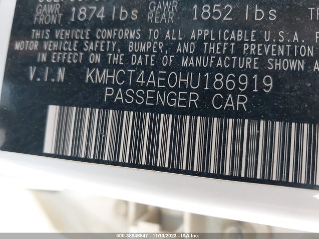 Hyundai Accent 2017 KMHCT4AE0HU186919 Image 22