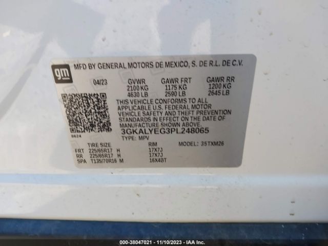3GKALYEG3PL248065 GMC Terrain Awd At4