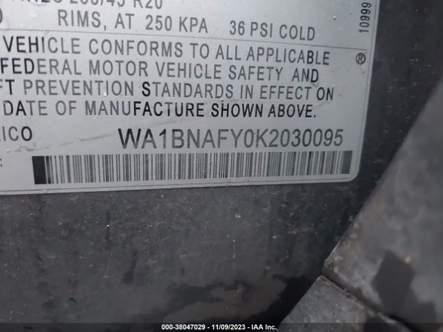 WA1BNAFY0K2030095 Audi Q5 45 Premium