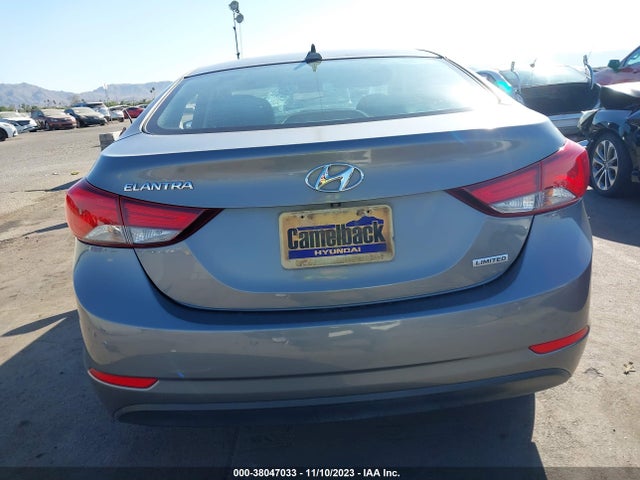 2014 HYUNDAI ELANTRA LIMITED VIN: 5NPDH4AE6EH466358