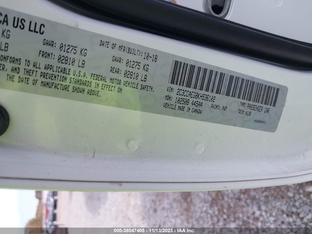 2C3CCAEG8KH536102 Chrysler 300 Limited