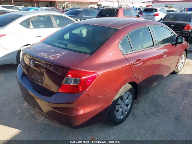2012 HONDA CIVIC LX VIN: 2HGFB2F53CH592899
