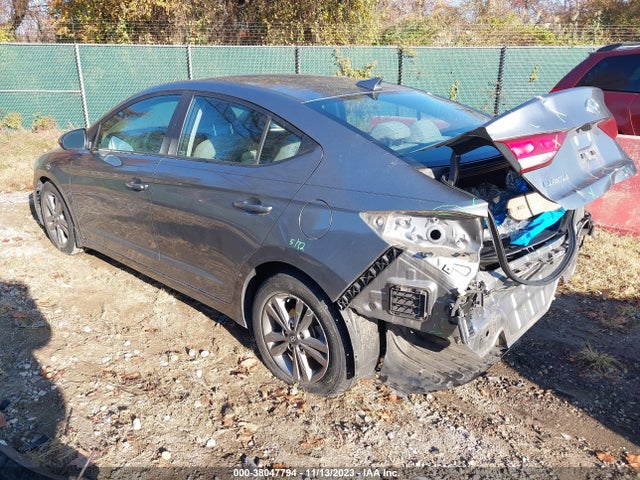 2018 HYUNDAI ELANTRA SEL VIN: KMHD84LF0JU659767
