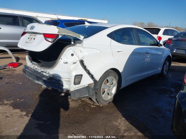 2015 HYUNDAI ELANTRA SE VIN: 5NPDH4AE9FH649254