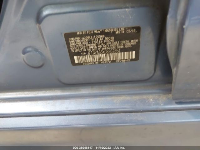 JF1GPAS6XG8262854 Subaru Impreza 2.0i Sport Premium