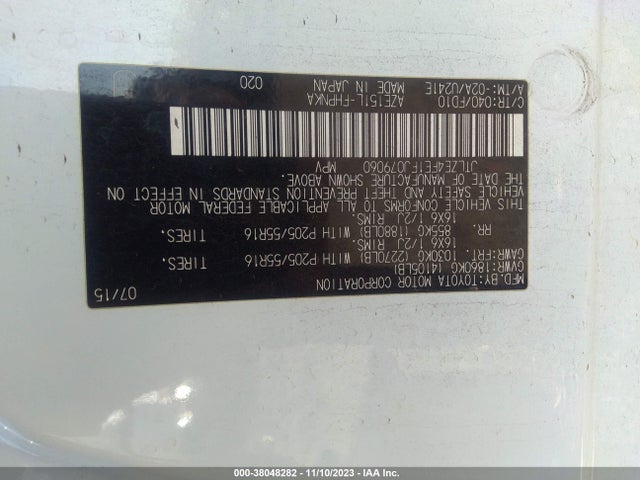 JTLZE4FE1FJ079060 Scion Xb 686 Parklan Edition