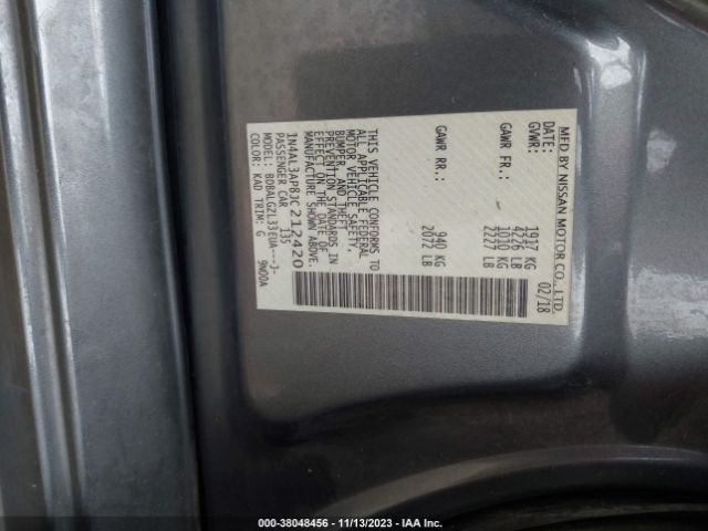 1N4AL3AP8JC212420 Nissan Altima 2.5 S