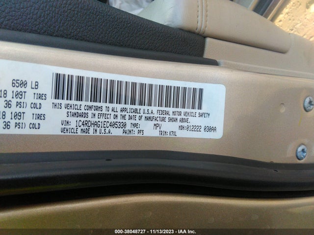 Dodge Durango Sxt 2014 1C4RDHAG1EC405330 Image 9